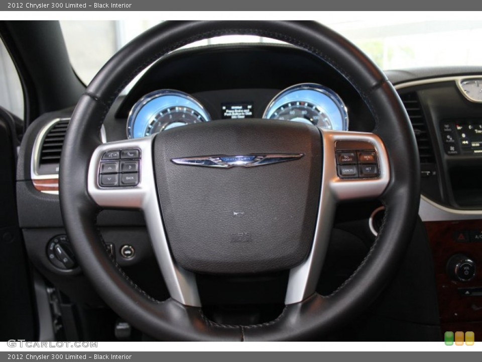 Black Interior Steering Wheel for the 2012 Chrysler 300 Limited #81609111