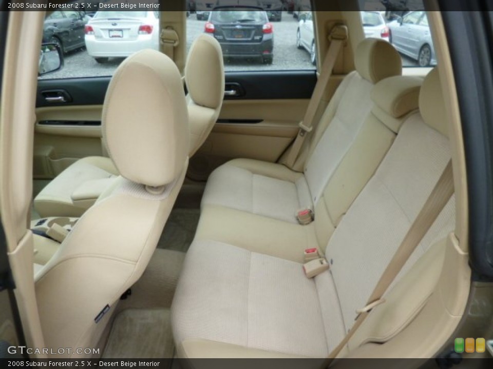 Desert Beige Interior Rear Seat for the 2008 Subaru Forester 2.5 X #81609202