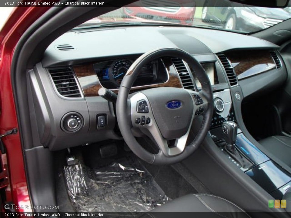 Charcoal Black Interior Dashboard for the 2013 Ford Taurus Limited AWD #81610434
