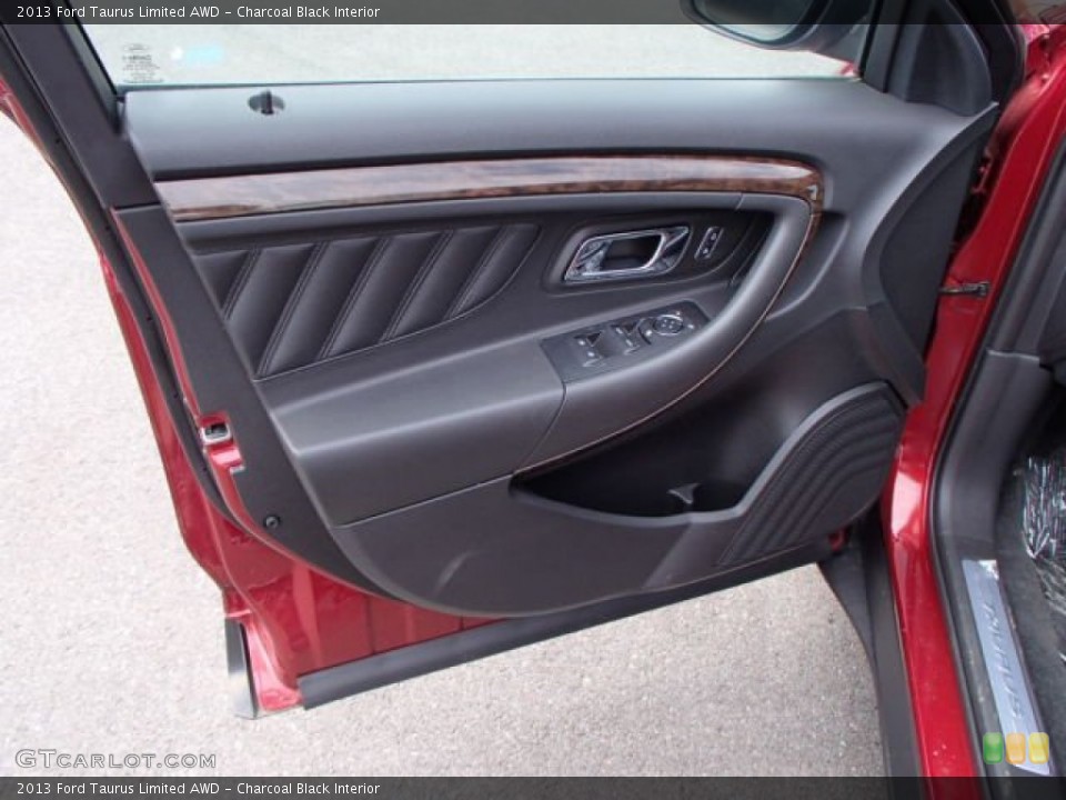 Charcoal Black Interior Door Panel for the 2013 Ford Taurus Limited AWD #81610485