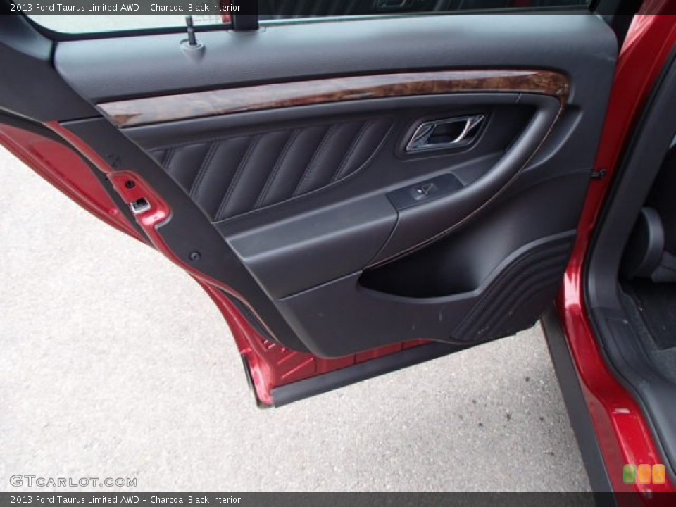 Charcoal Black Interior Door Panel for the 2013 Ford Taurus Limited AWD #81610524