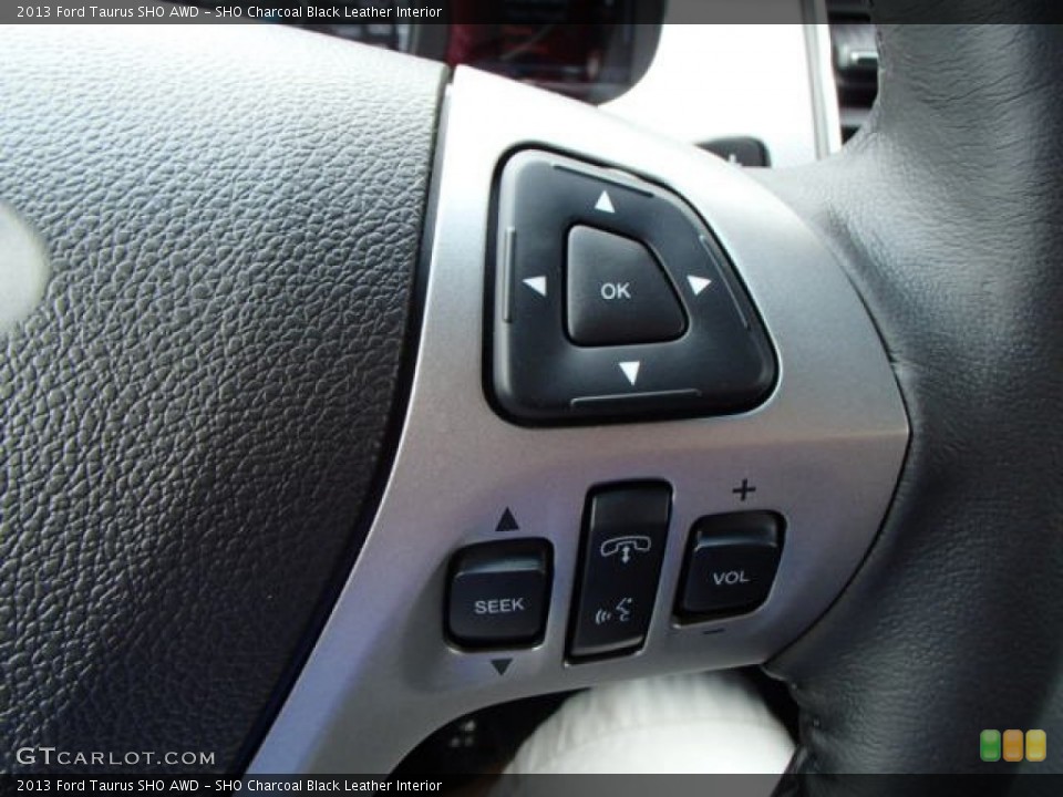 SHO Charcoal Black Leather Interior Controls for the 2013 Ford Taurus SHO AWD #81611280