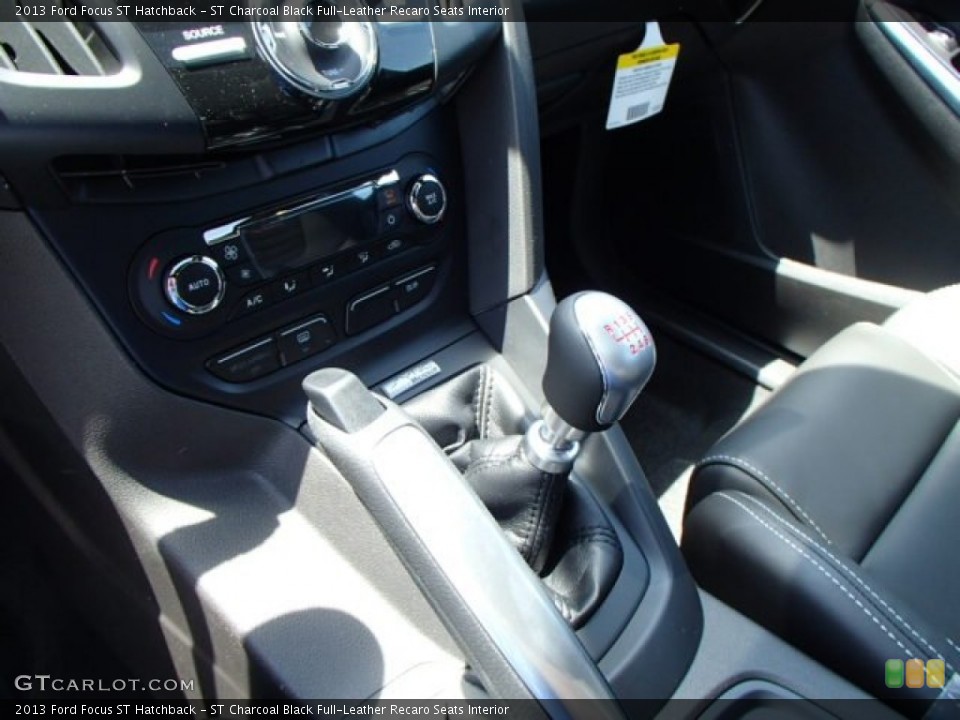 ST Charcoal Black Full-Leather Recaro Seats Interior Transmission for the 2013 Ford Focus ST Hatchback #81614101