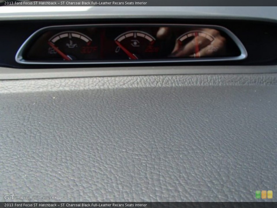 ST Charcoal Black Full-Leather Recaro Seats Interior Gauges for the 2013 Ford Focus ST Hatchback #81614175