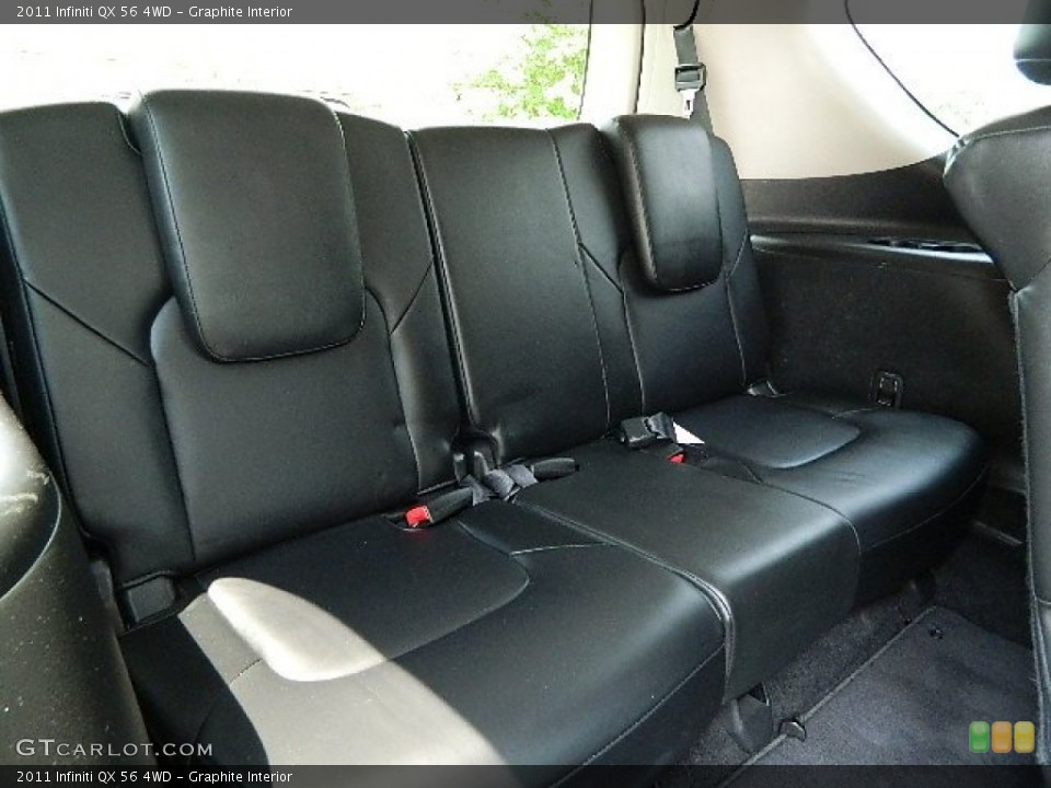 Graphite Interior Rear Seat for the 2011 Infiniti QX 56 4WD #81614414