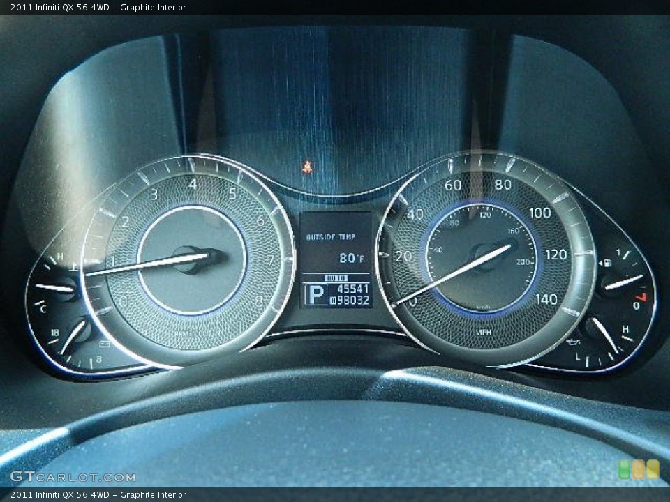 Graphite Interior Gauges for the 2011 Infiniti QX 56 4WD #81614538