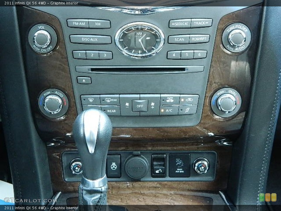 Graphite Interior Controls for the 2011 Infiniti QX 56 4WD #81614605