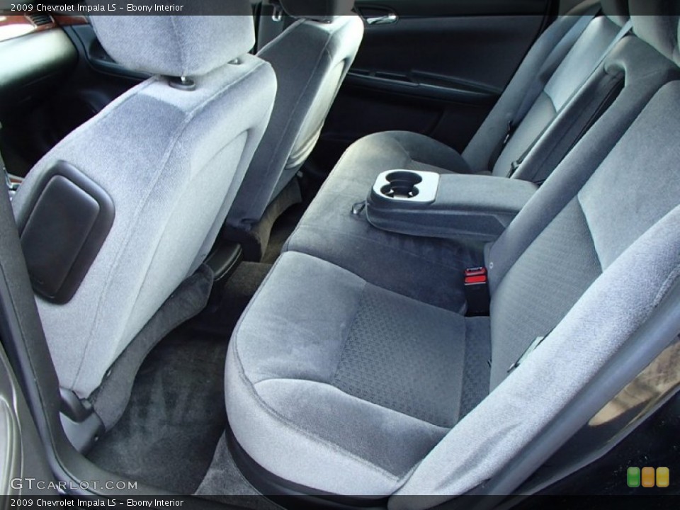 Ebony Interior Rear Seat for the 2009 Chevrolet Impala LS #81615831
