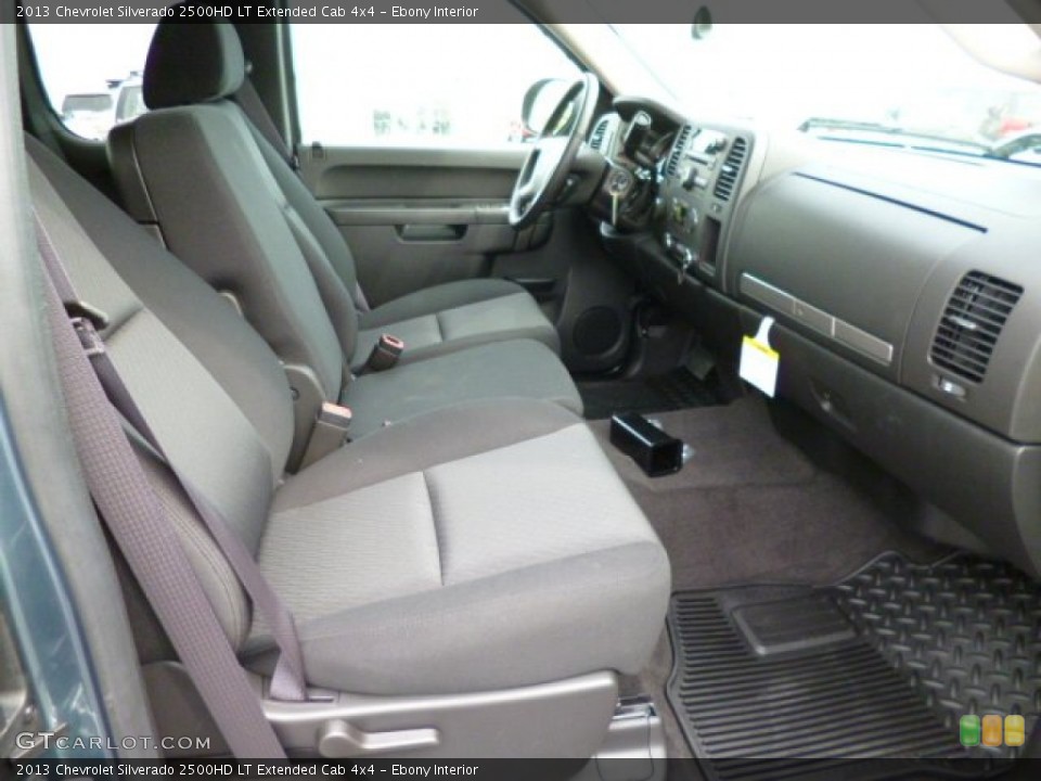 Ebony Interior Photo for the 2013 Chevrolet Silverado 2500HD LT Extended Cab 4x4 #81616730