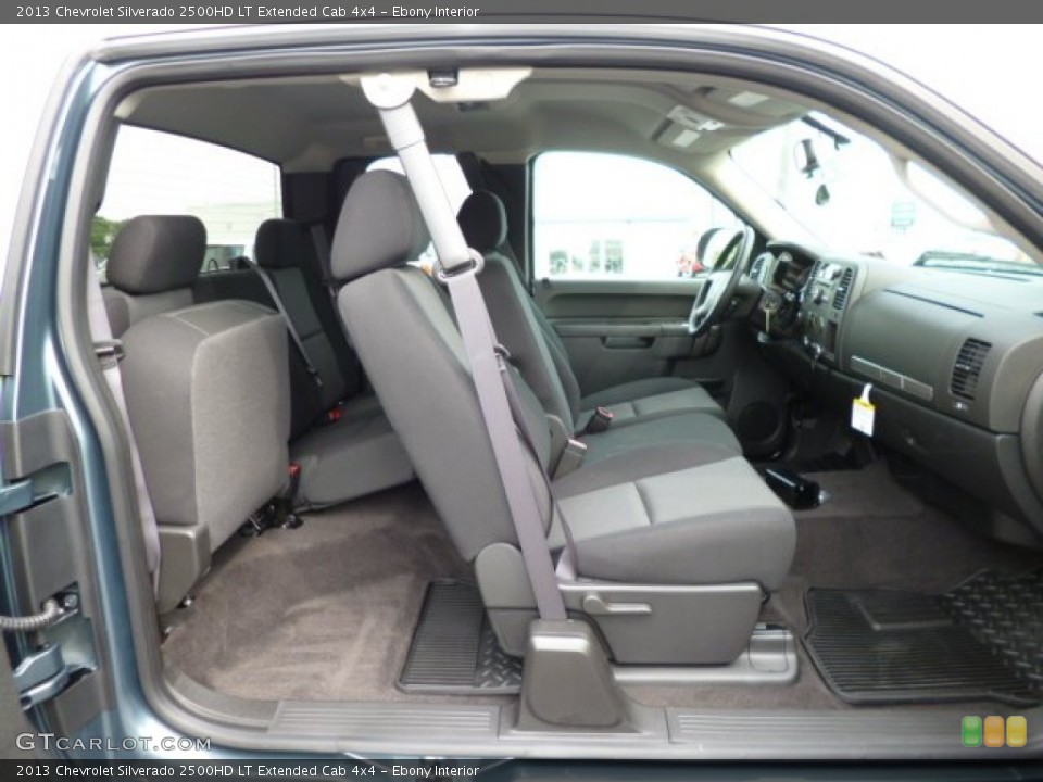 Ebony Interior Photo for the 2013 Chevrolet Silverado 2500HD LT Extended Cab 4x4 #81616791