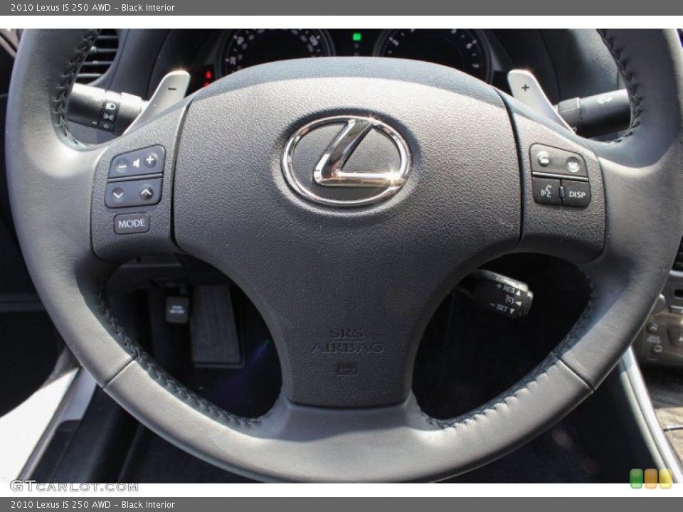 Black Interior Steering Wheel for the 2010 Lexus IS 250 AWD #81616878