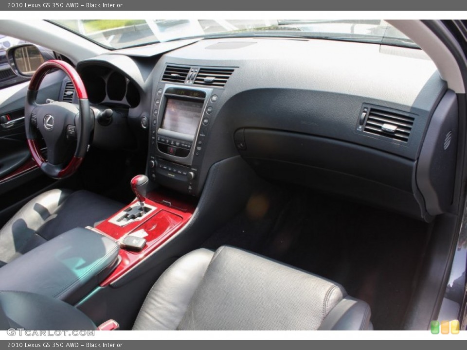 Black Interior Dashboard for the 2010 Lexus GS 350 AWD #81618638