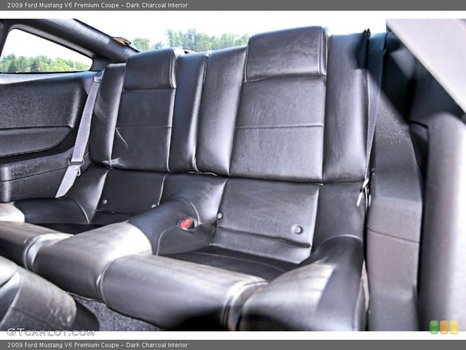 Dark Charcoal Interior Rear Seat for the 2009 Ford Mustang V6 Premium Coupe #81618722