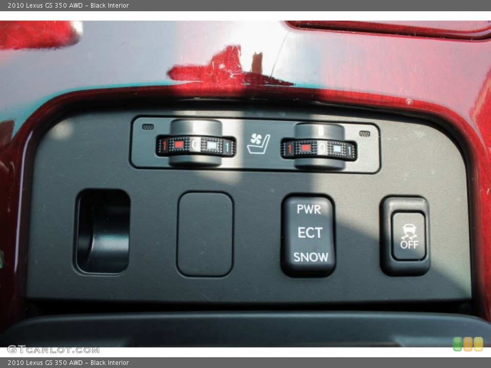 Black Interior Controls for the 2010 Lexus GS 350 AWD #81618761