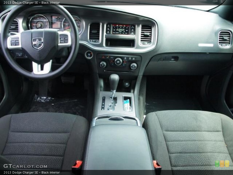 Black Interior Dashboard for the 2013 Dodge Charger SE #81618960