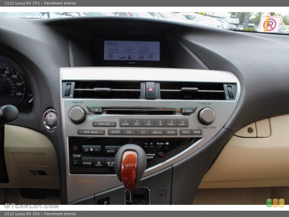 Parchment Interior Controls for the 2012 Lexus RX 350 #81619677