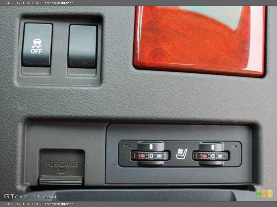 Parchment Interior Controls for the 2012 Lexus RX 350 #81619713