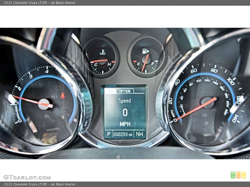 Jet Black Interior Gauges for the 2013 Chevrolet Cruze LT/RS #81620208