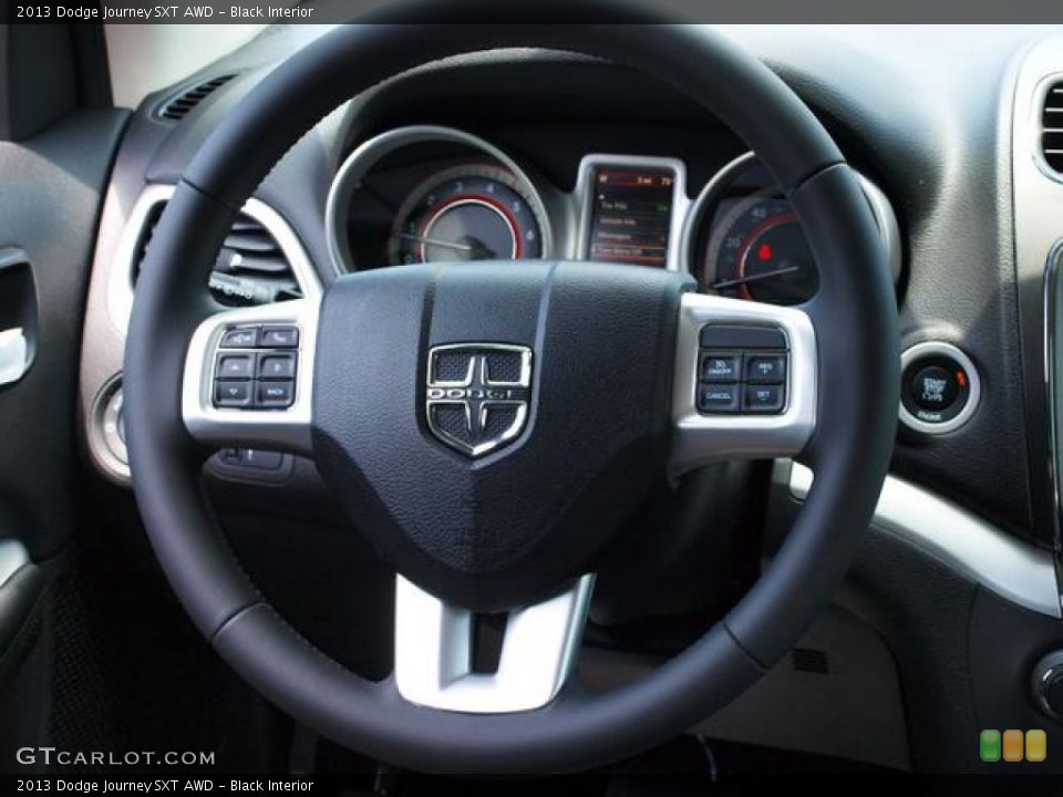 Black Interior Steering Wheel for the 2013 Dodge Journey SXT AWD #81620254