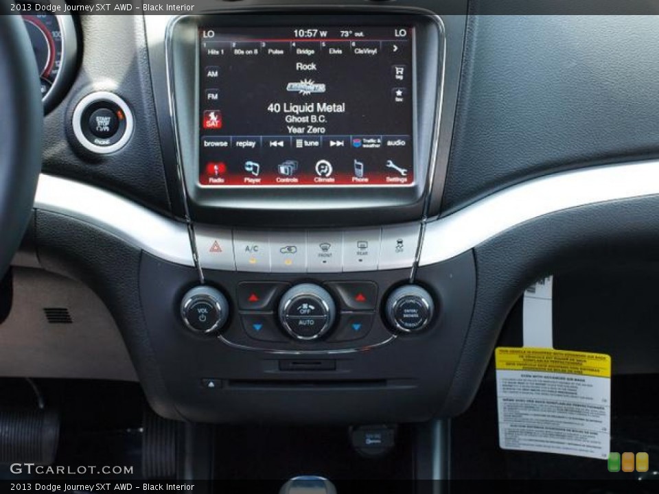 Black Interior Controls for the 2013 Dodge Journey SXT AWD #81620274