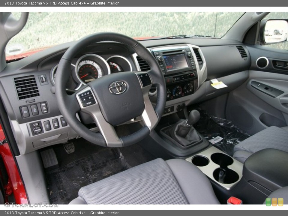 Graphite Interior Photo for the 2013 Toyota Tacoma V6 TRD Access Cab 4x4 #81620484