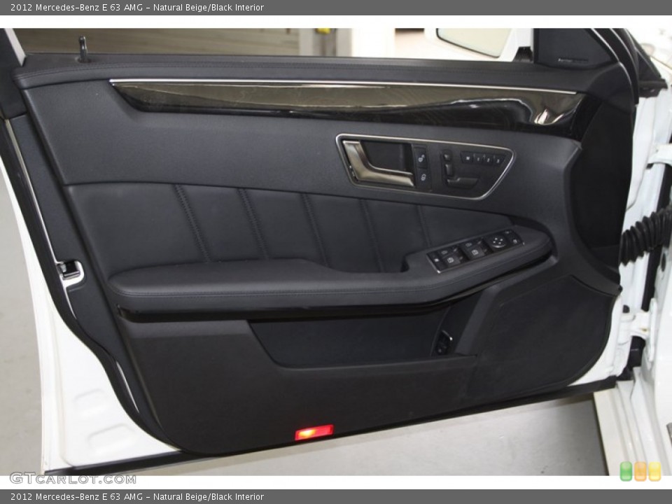Natural Beige/Black Interior Door Panel for the 2012 Mercedes-Benz E 63 AMG #81620740
