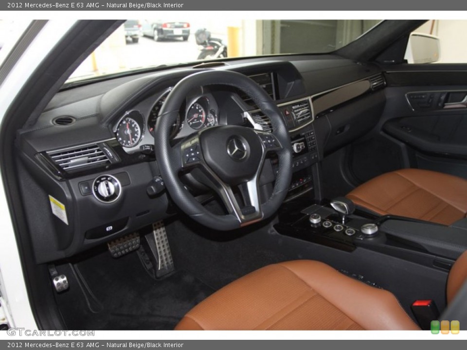 Natural Beige/Black Interior Photo for the 2012 Mercedes-Benz E 63 AMG #81620758