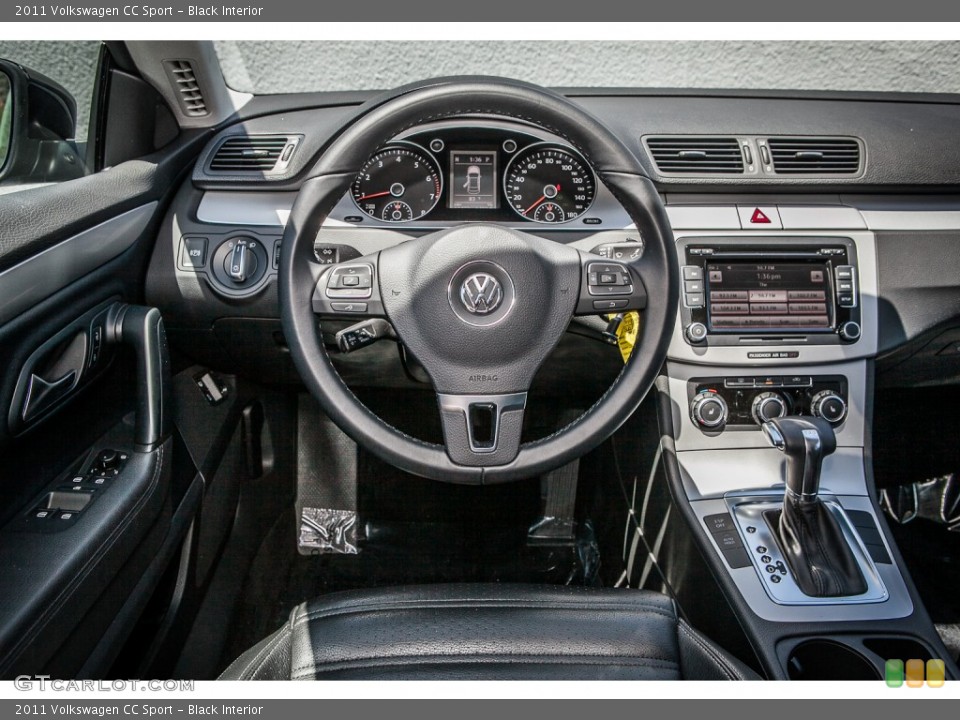 Black Interior Dashboard for the 2011 Volkswagen CC Sport #81622204