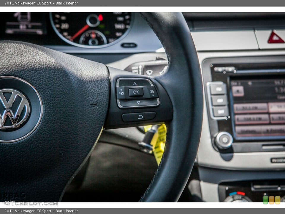 Black Interior Controls for the 2011 Volkswagen CC Sport #81622824