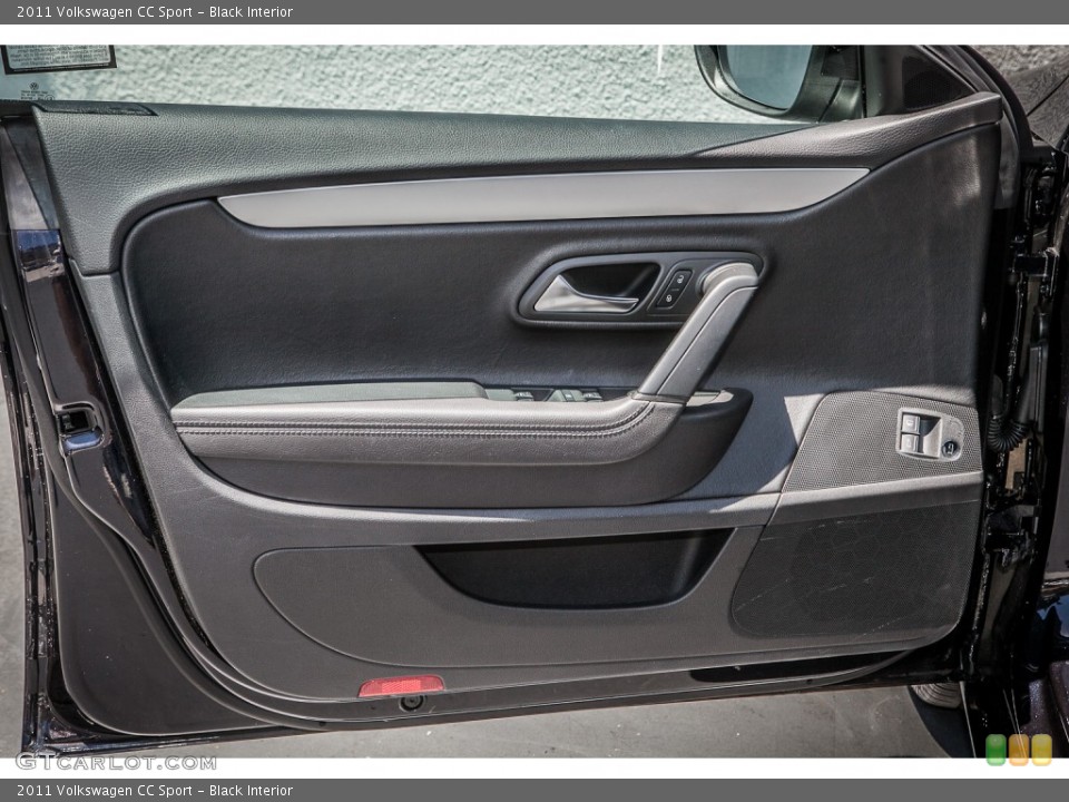 Black Interior Door Panel for the 2011 Volkswagen CC Sport #81622940