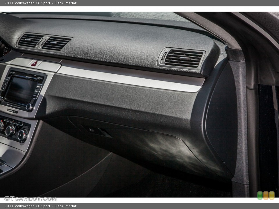 Black Interior Dashboard for the 2011 Volkswagen CC Sport #81623085