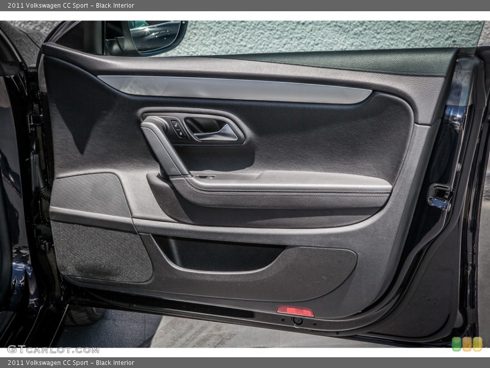 Black Interior Door Panel for the 2011 Volkswagen CC Sport #81623169