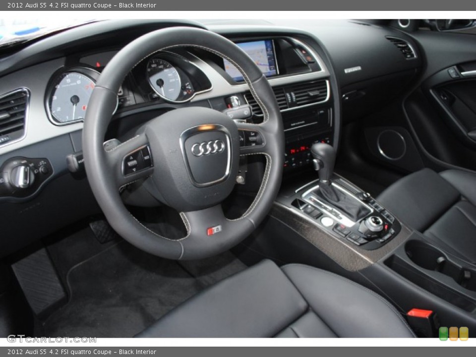 Black Interior Dashboard for the 2012 Audi S5 4.2 FSI quattro Coupe #81623473
