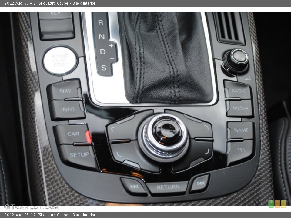 Black Interior Controls for the 2012 Audi S5 4.2 FSI quattro Coupe #81623778