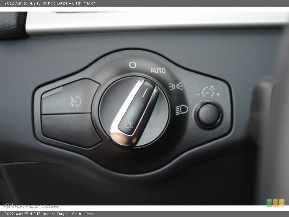 Black Interior Controls for the 2012 Audi S5 4.2 FSI quattro Coupe #81623835