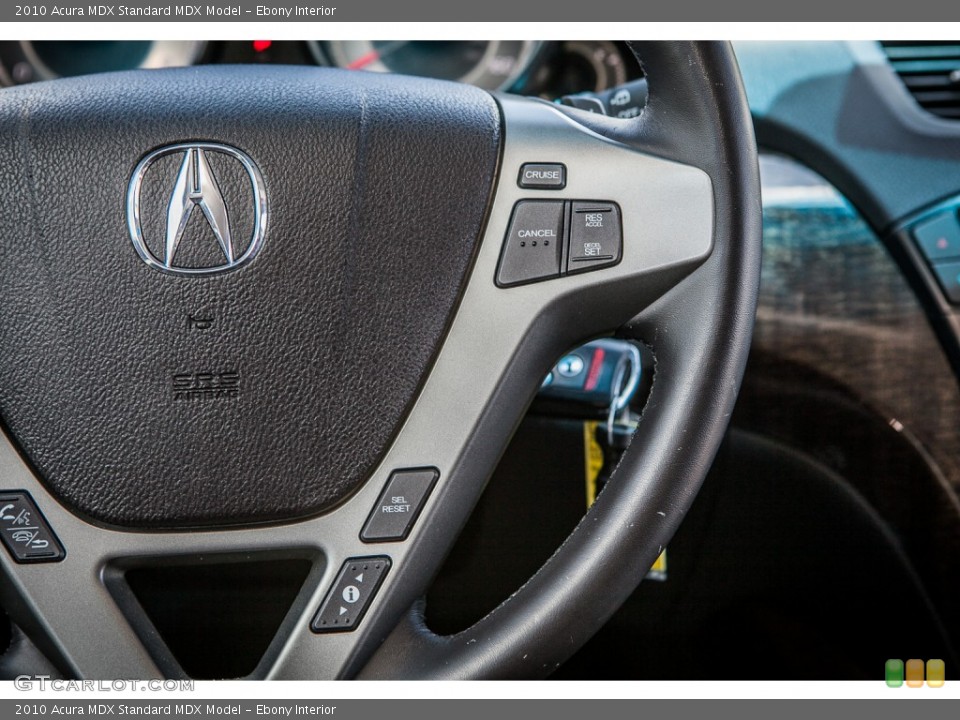 Ebony Interior Controls for the 2010 Acura MDX  #81624303