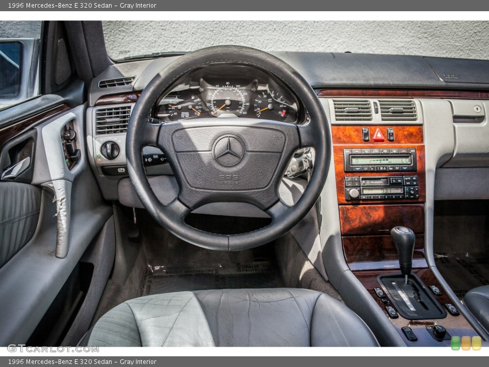Gray Interior Dashboard for the 1996 Mercedes-Benz E 320 Sedan #81625341