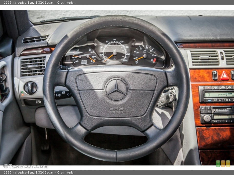 Gray Interior Steering Wheel for the 1996 Mercedes-Benz E 320 Sedan #81625827