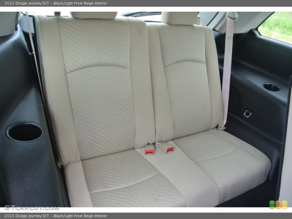 Black/Light Frost Beige Interior Rear Seat for the 2013 Dodge Journey SXT #81625971