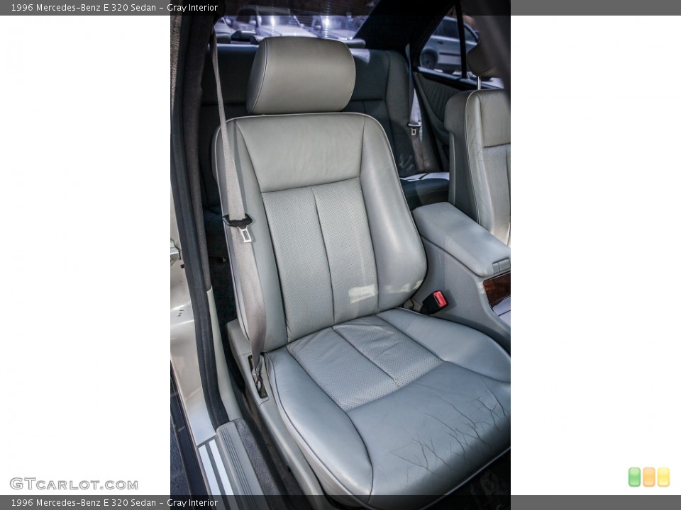 Gray Interior Front Seat for the 1996 Mercedes-Benz E 320 Sedan #81626148