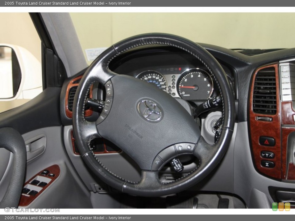 Ivory Interior Steering Wheel for the 2005 Toyota Land Cruiser  #81626208