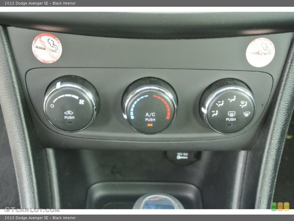 Black Interior Controls for the 2013 Dodge Avenger SE #81626316