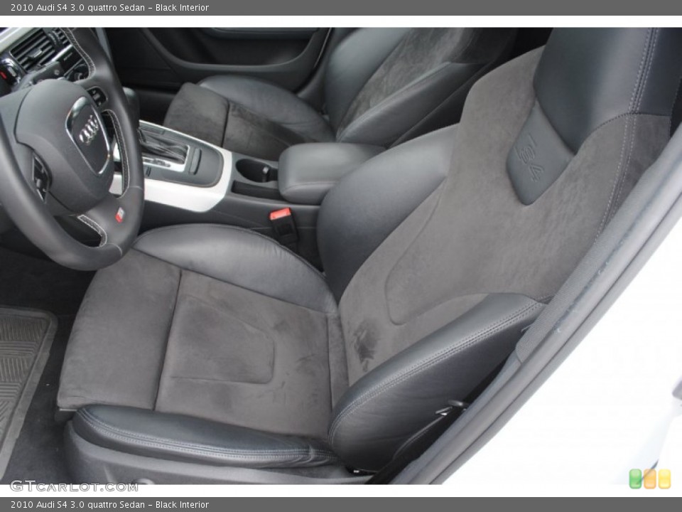 Black Interior Front Seat for the 2010 Audi S4 3.0 quattro Sedan #81626655