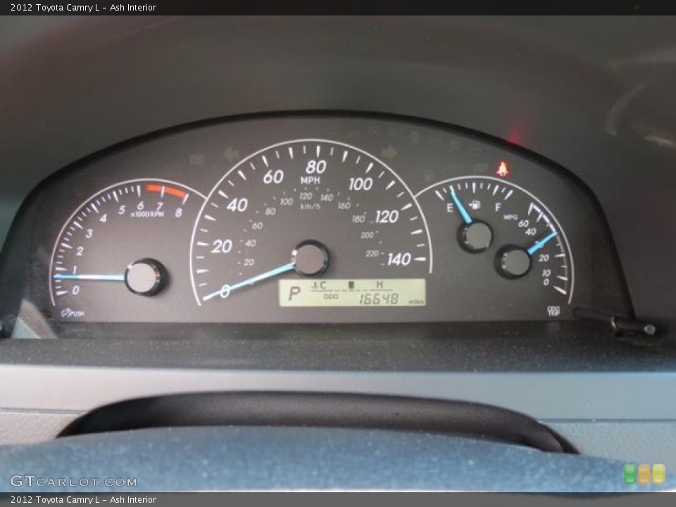Ash Interior Gauges for the 2012 Toyota Camry L #81626703