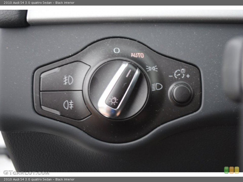 Black Interior Controls for the 2010 Audi S4 3.0 quattro Sedan #81626944