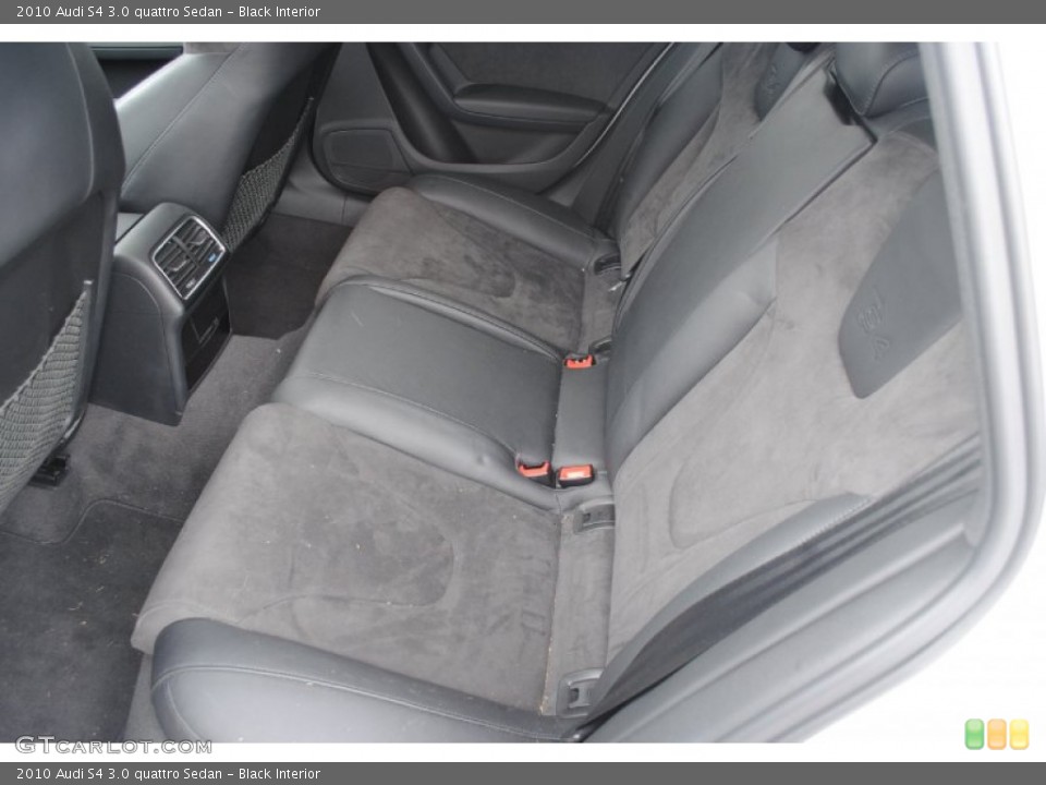 Black Interior Rear Seat for the 2010 Audi S4 3.0 quattro Sedan #81626960