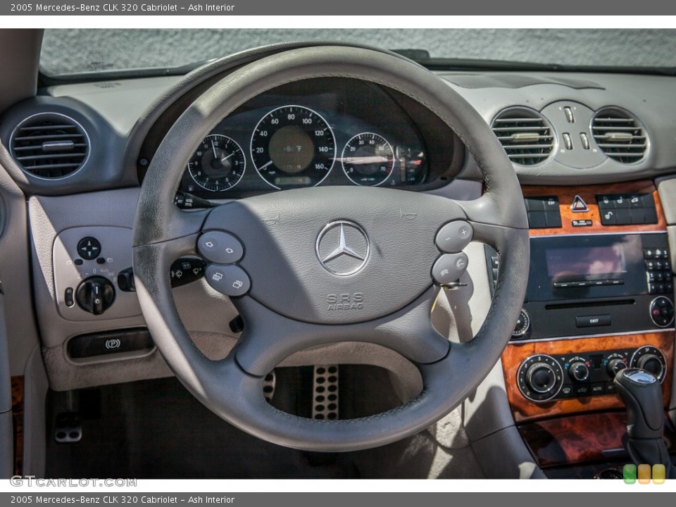 Ash Interior Steering Wheel for the 2005 Mercedes-Benz CLK 320 Cabriolet #81626972