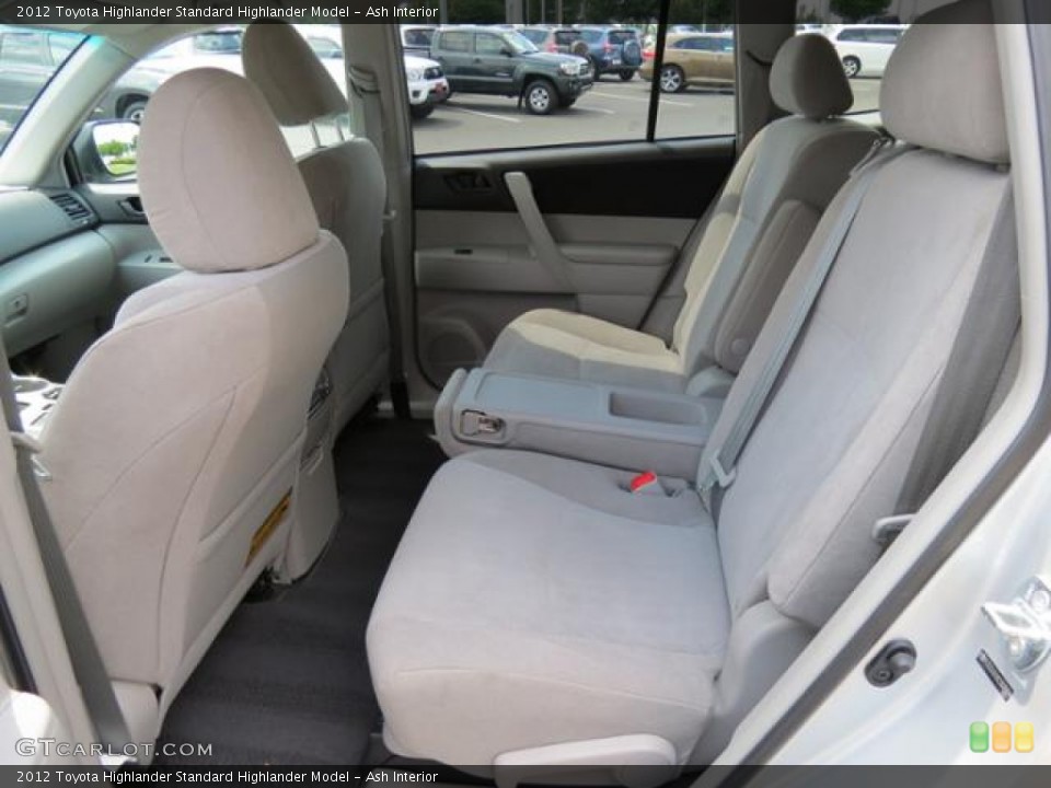 Ash Interior Rear Seat for the 2012 Toyota Highlander  #81627126