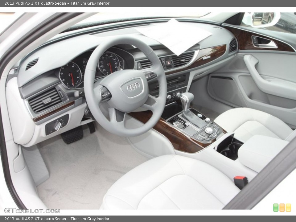 Titanium Gray Interior Photo for the 2013 Audi A6 2.0T quattro Sedan #81628000