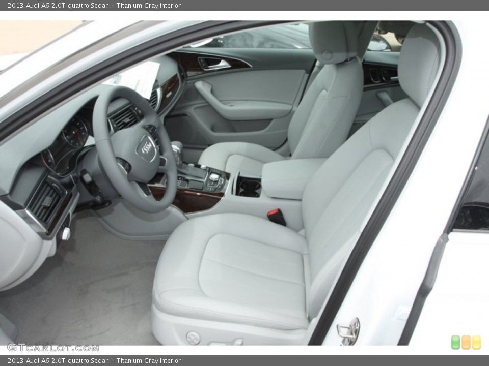 Titanium Gray Interior Front Seat for the 2013 Audi A6 2.0T quattro Sedan #81628012